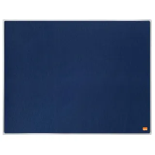 NOBO 1915225 Pinnwand Feste Pinnwand Blau, Filz