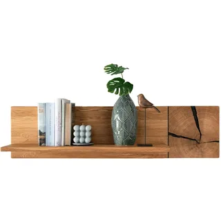 woodroom Wandregal 40 x 20 x 10 cm Eiche