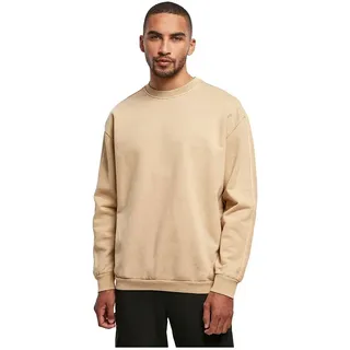 Urban Classics Heavy Terry Garment Dye Sweatshirt - Union Beige - XL