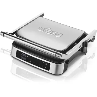 Ufesa Everest, Elektrische Kochplatte, Touch Screen, 5 voreingestellte Programme, Timer bis zu 30 min, Temperatur bis zu 230o, Plattengröße 29 X 23,2 cm, 2000 W