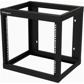Wandmontierter 9U Rack – Serverrack – Netzwerk-Rack – Datenrack – Patchpanel-Rack – Offenes Gestell, 19 Zoll, 45 cm tief