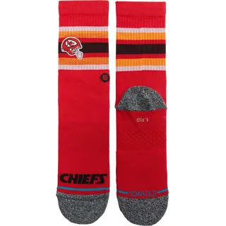 Stance Unisex Backfield Chiefs Socken, Red, M, A556C20BCI