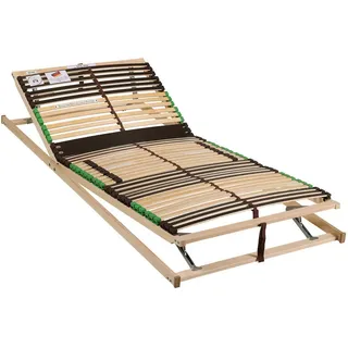 Novel Lattenrost , Holz, Kunststoff , Birke, Buche,Birke, Buche , Schichtholz, vollmassiv,Schichtholz , 7-Zonen , 120x200 cm , Grüner Punkt, Made in Germany, V-Label Vegan , bewegliche Leistenlagerung, Federleisten mit Triokappen, Mittelgurt, individuelle Liegehärteeinstellung, verstellbar, alternative Größen erhältlich , Schlafzimmer, Lattenroste, verstellbare Lattenroste