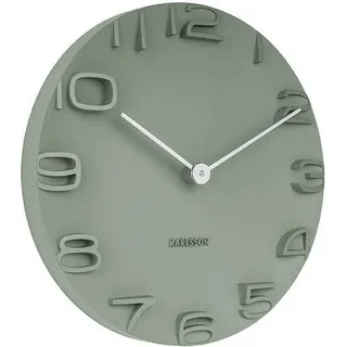 Karlsson – Wanduhr On The Edge – Dschungelgrün - Grün