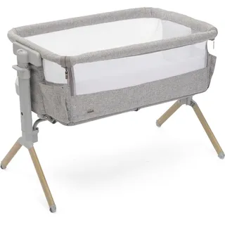 Chicco Beistellbett, , hellgrau , Metall, Textil , 99x69x83 cm, , Netzfenster, höhenverstellbar , Babymöbel & Kindermöbel, Babyzimmer, Babybetten, Beistellbetten