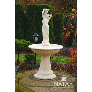 Springbrunnen Garten Teich Brunnen Steinbrunnen Gartenbrunnen Fontaine 182cm