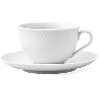 Lyngby Teetasse mit Untertasse 0,24 l Weiß