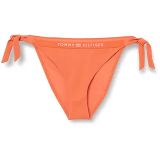 Tommy Hilfiger Side Tie Bikini Seitenschnürung Damen, Rot (Mosaic Vermillion), L