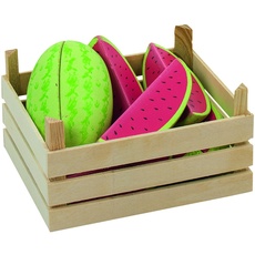 Goki 51673 - Kaufläden und Zubehör - Melonen, Obstkiste