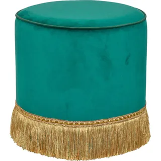 Home Affaire Hocker 1 Stk. Samt 45 x 46 x 45 cm Grün