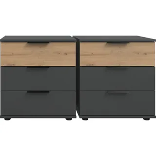 WIMEX Nachtschrank Gibraltar 52 x 38 x 56 cm Grau