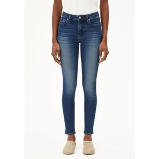 TILLAA MID WAIST SKINNY JEANS |  Bio-Baumwoll-Mix X-Stretch - blau (25-30)