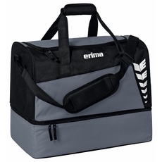 Bild Unisex Six Wings Sporttasche mit Bodenfach, Slate Grey/schwarz, S