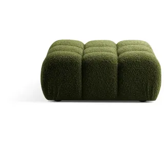 micadoni Pouf, grün Textil, 1-Sitzer, 94x43x94 cm, Hergestellt in Europa, Wohnzimmer, Hocker, Poufs