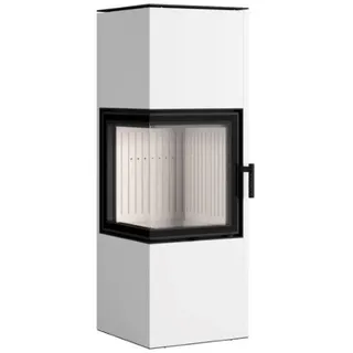 Hajduk Kaminofen Pixel L| 7 kW| rechteckiger-Kaminofen| Weiß