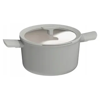 BergHOFF 3950430, 5,5 l, Grau, Keramik, Elektro, Gas, Halogen, Induktion, Aluminium, Grau, Phenolharz - Grau