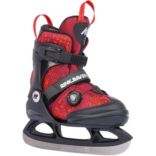 K2 Skates Jungen Schlittschuhe Rink Raven Ice Boa, black-blue, 25G0310