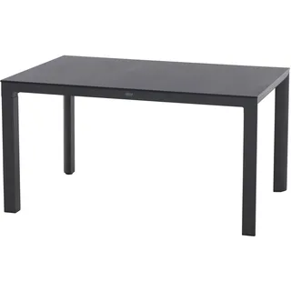 Siena Garden Silva Gartentisch 137,5 x 90 x 74 cm Grau