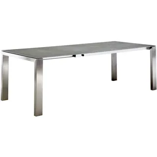 Solpuri Ausziehtisch 180/240 x 100 x 75 cm Beige/Weiß