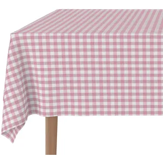Martina Home – Vichy Teflon-Tischdecke – Rosa – 140 x 140 cm