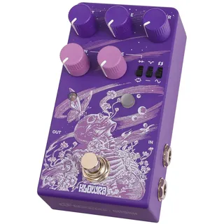 Klowra Gnash Dual-Channel Analog Distortion Pedal | Seriell/Parallel High-Gain Drive mit Wavefolder & Mid-Cut | Vollanaloges Through-Hole-Design für Profi-Pedalboards
