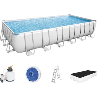 Power Steel Frame Pool Set 732 x 366 x 132 cm inkl. Sandfilteranlage