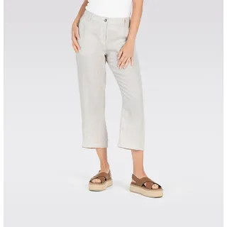 MAC Nora Cropped Leinenhose Beige 46