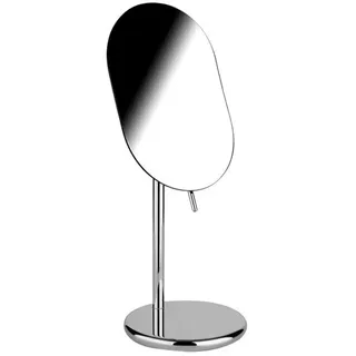 Gessi Goccia Schwenkbarer dreifach Vergrößerungsspiegel, Standmodell, 38188124, Farbe: Metall Schwarz GHRC