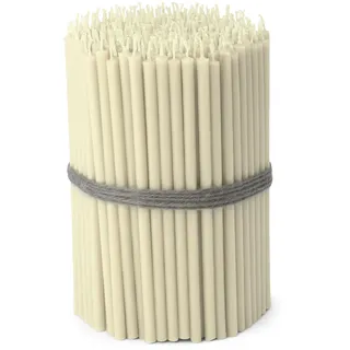 NKlaus - 250x Altarkerzen Weiß 16 cm Hoch Rußfrei Tropffrei Dünn Premium Paraffinwachs Stabkerzen Lange Brenndauer 250 Stück