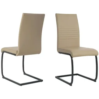 INOSIGN Freischwinger Kunstleder grau