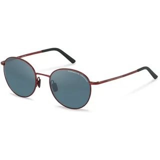 Porsche Design P8969 Sonnenbrille - Red / Black - Blue/Mirror Silver / CAT3