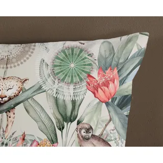 Duvet cover HIP 135x200 + 1* 80x80 cm - tropical print with mandalas - Bunt