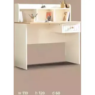 Sekretär Schreibtisch Tisch 110x60x120 Schreibtische Tische Möbel Holz Computer - Weiß