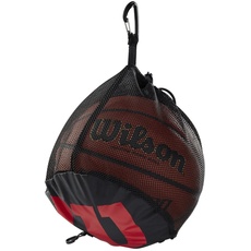 Bild Unisex-Adult SINGLE BALL BSKT BAG Basketball, BLACK, Uni