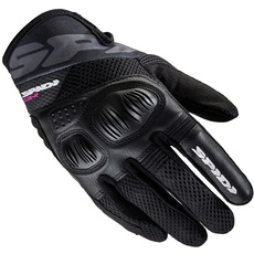 Bild SPIDI, Flash-R Evo Lady, Damen-Motorrad-Handschuhe, schützend & strapazierfähig, Sommerhandschuhe, wasserdicht & rutschfest, Touchscreen-tauglich, durchschn. Gewicht 0,1 kg, Farbe Schwarz, Größe S