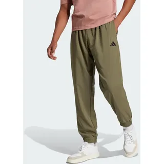 adidas Essentials Small Logo Stanford Pant Elasticated, Olive Strata/Black, S