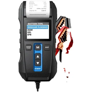 Auto-Batterietester, Eingebauter Drucker, Testbereich 100-2000 CCA, BT300P