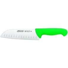 Arcos Serie 2900 - Santoku Messer Messer Asiatischer ArtAsian Knife - Klinge Nitrum Edelstahl 180 mm - HandGriff Polypropylen Farbe Grün