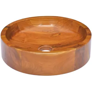 vidaXL Waschbecken Massivholz Teak 40x10 cm - Braun