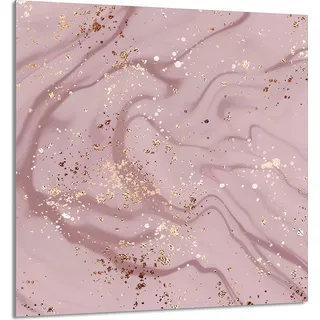 GLASPLATTE FÜR KÜCHE 60x65 Marmor