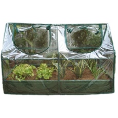 Zenport SH3212A+BTP Garden Raised Bed and Cold Frame Greenhouse Cloche for Easy Access Protected Gardening