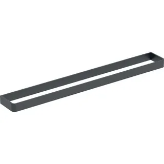 Geberit iCon Handtuchhalter, für Badezimmermöbel, 42mm, 502.328.14.1, Farbe: schwarz matt / Aluminium pulverbeschichtet