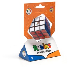 Rubik's 6063346 Rubiks Cube Sensory: Das Originale 3x3 Farbabstimmungspuzzle hilft Sehbehinderten
