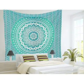 Popular Handicrafts Ombre Tapestry Indian Mandala Wand-Kunst, Hippie Wandbehang, Bohemian Bedspread