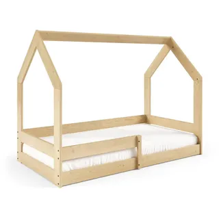 masseno Kinderbett Flora 80 x 160 cm Kiefer massiv bronze
