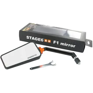 Stage6 Spiegel F1 links M8 Carbon-look matt Rückspiegel