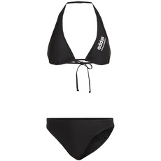 Bild von Women's Halterneck Bikini Badeanzug, Black, L