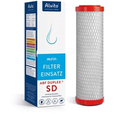 Alvito Filter Filterkartusche Aktivkohlefilter ABF Primus® Duplex® SD/CLC/EM/SD (gelb, blau, grün, rot) | (Duplex SD rot)