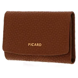 PICARD Leder Geldbörse Day Trip 1 Flap Wallet Cognac braun - Braun