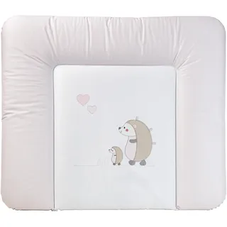 Patinio Wickelauflage , Rosa, Weiß , Kunststoff , Füllung: Polyester , 85x72 cm , Made in EU, Oeko-Tex® Standard 100 , abwischbar , Baby & Kindermöbel, Babyzimmer, Wickelkommoden & Zubehör